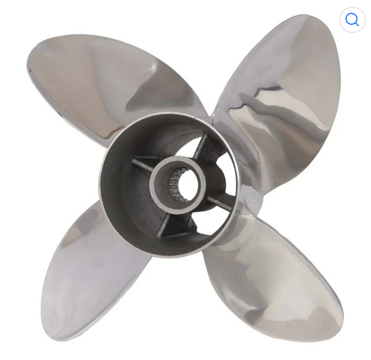 86-H22R4CS Hill Propeller Bravo III Rear 14.5 x 22 4 Blade SS RH