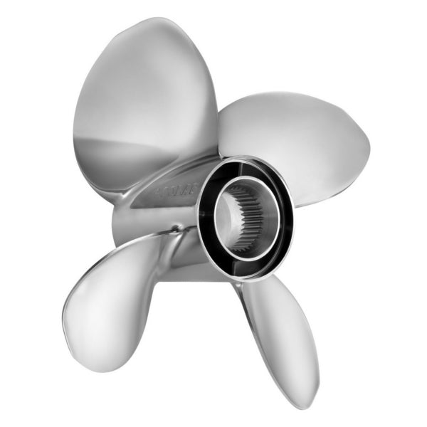 SOLAS 1654-158-22 Bravo III 15.75" x 22" 4-Blade Stainless Steel FRONT Propeller