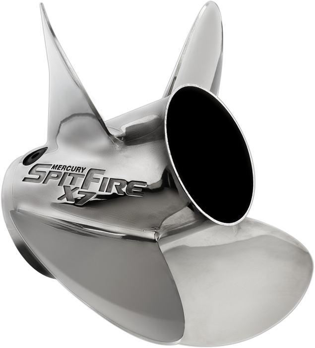 Mercury 48-8M0151362 Spitfire X7 13" x 17" 4-Blade Stainless Steel Propeller