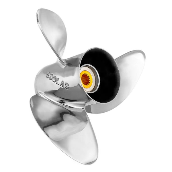 SOLAS 9551-148-19 Rubex HR3 14.8" x 19" 3-Blade Stainless Steel Propeller