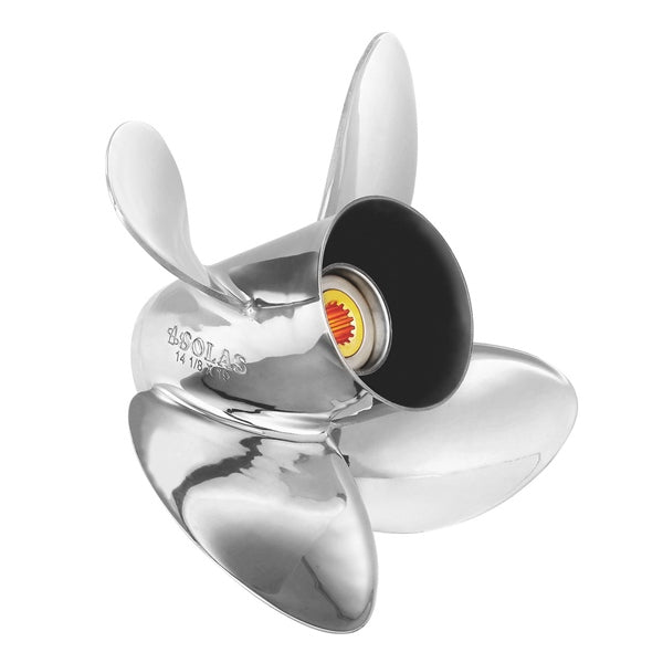 SOLAS 1553-140-21 14" x 21" 4-Blade Stainless Steel Propeller