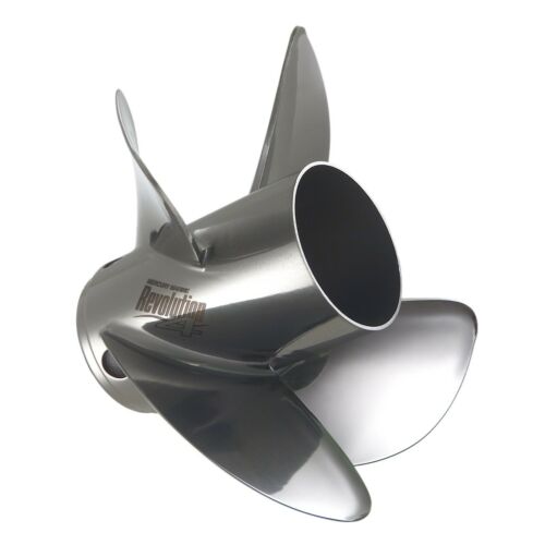 Mercury 48-8M0151321 Revolution 4 14.625" x 19" 4-Blade Stainless Steel Propeller